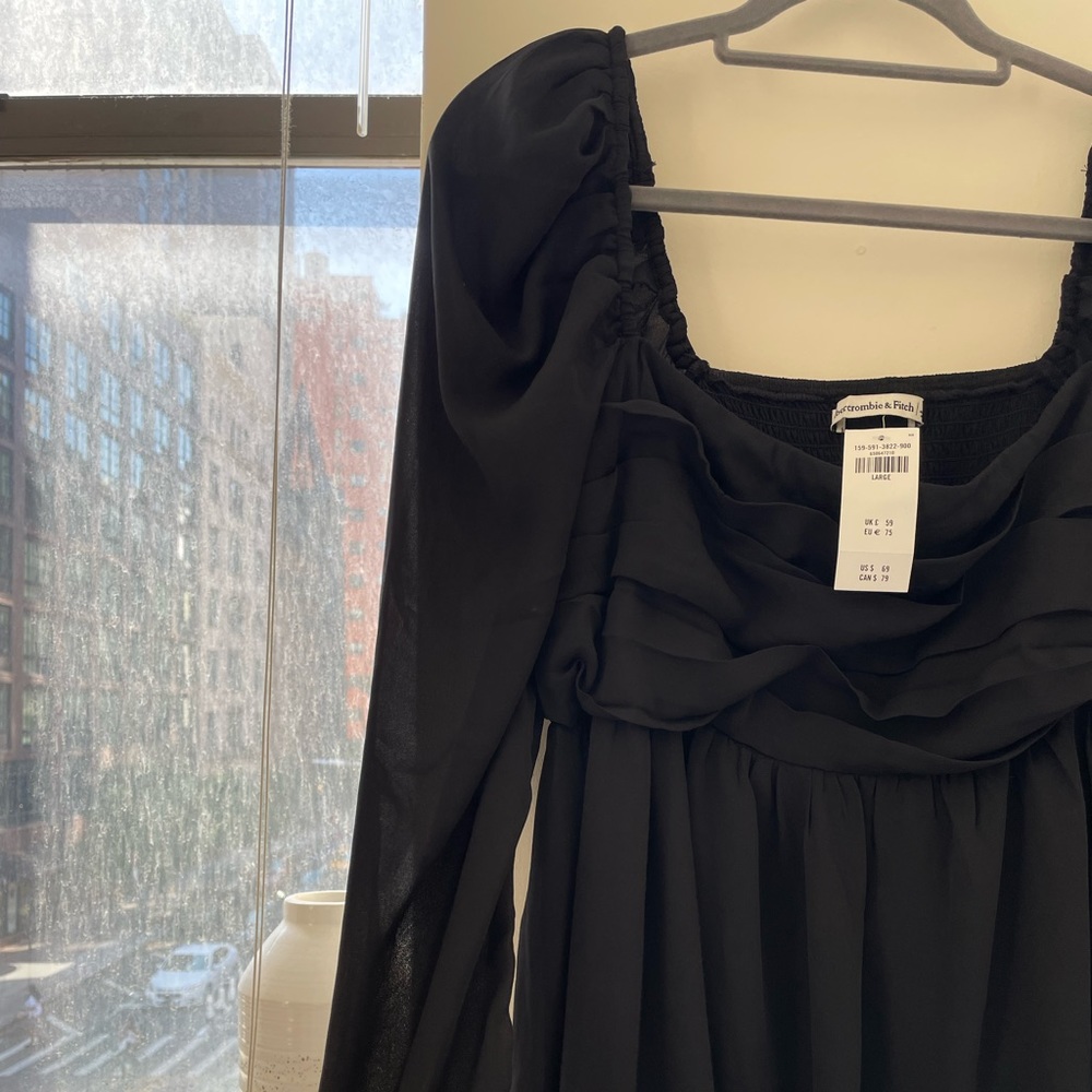 A&F black cocktail dress